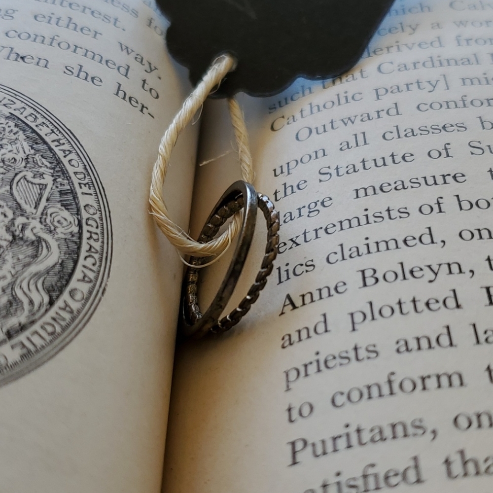 Bohemian antique silver rings